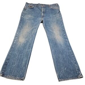 Vintage Levis 517 Orange Tab Mens 44x30 Blue Jeans Bootcut Made in USA 90's Rare